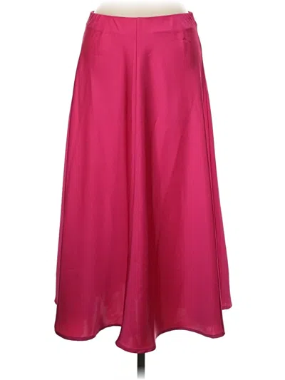 Pre-owned Scoop Formal Skirt In Pink