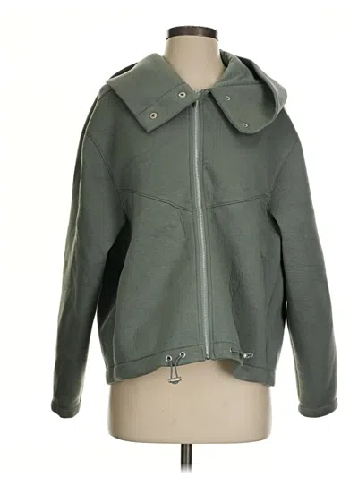 Pre-owned Scoop Jacket In Green