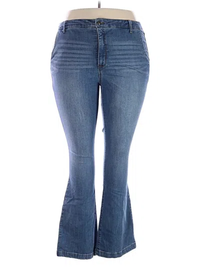 Pre-owned Scoop Jeans In Blue