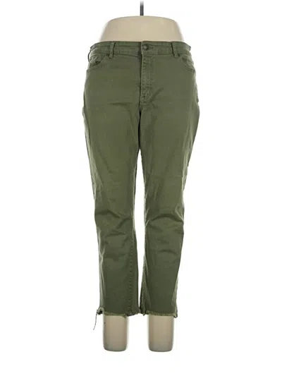 Pre-owned Scoop Jeans In Green