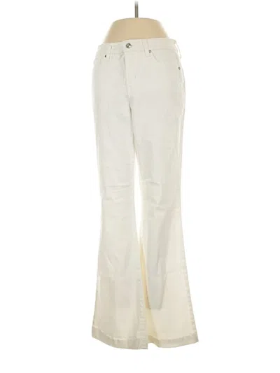 Pre-owned Scoop Jeans In Ivory