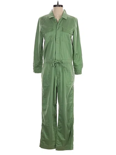 Pre-owned Scoop Jumpsuit In Green