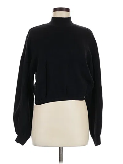 Pre-owned Scoop Long Sleeve Top Black Turtleneck Tops