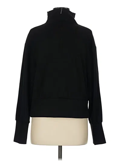 Pre-owned Scoop Pullover Sweater In Black