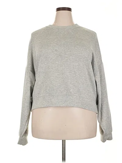 Pre-owned Scoop Pullover Sweater In Gray