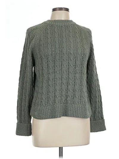Pre-owned Scoop Pullover Sweater In Gray