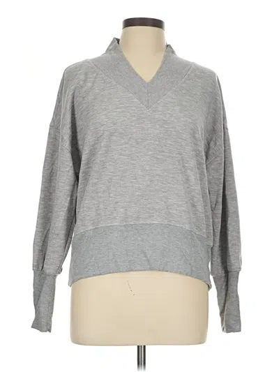 Pre-owned Scoop Pullover Sweater In Gray