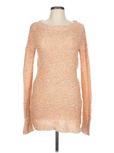 Pre-owned Scoop Pullover Sweater In Orange