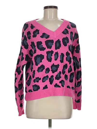 Pre-owned Scoop Pullover Sweater In Pink