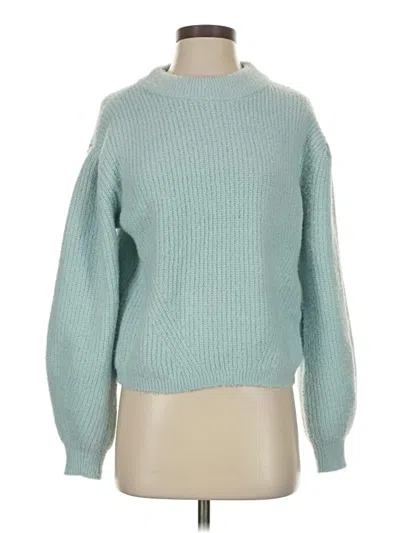 Pre-owned Scoop Pullover Sweater In Teal