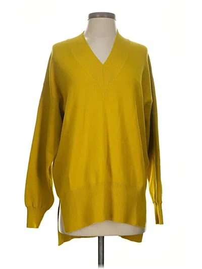 Pre-owned Scoop Pullover Sweater In Yellow
