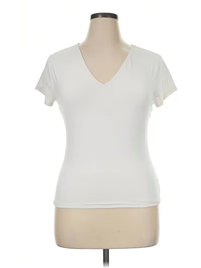 Pre-owned Scoop Short Sleeve T-shirt In Ivory