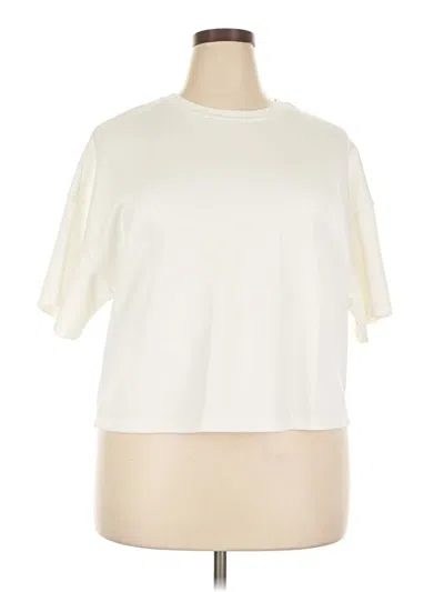 Pre-owned Scoop Short Sleeve T-shirt In Ivory