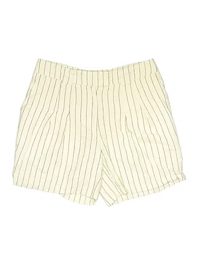 Pre-owned Scoop Shorts In Ivory