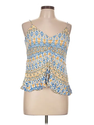 Pre-owned Scoop Sleeveless Blouse In Yellow