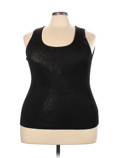 Pre-owned Scoop Sweater Vest In Black