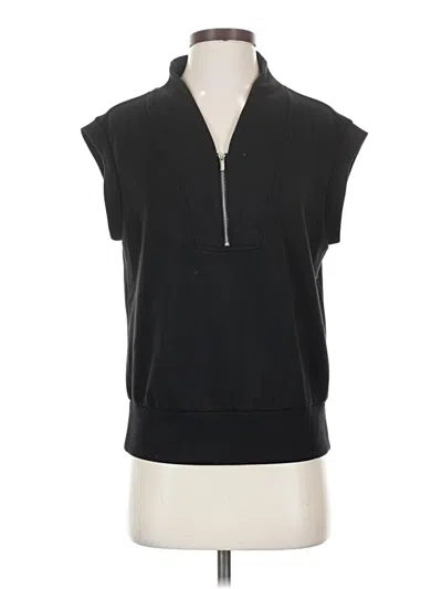 Pre-owned Scoop Sweater Vest In Black