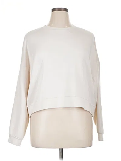 Pre-owned Scoop Sweatshirt In White