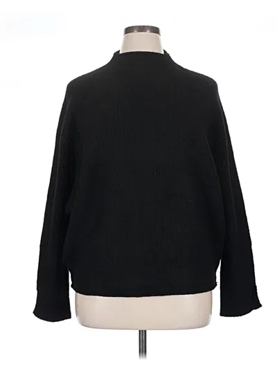 Pre-owned Scoop Turtleneck Sweater In Black
