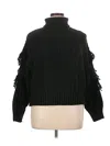 Scoop Turtleneck Sweater In Black