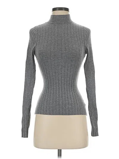 Pre-owned Scoop Turtleneck Sweater In Gray