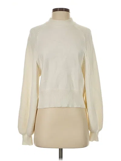 Pre-owned Scoop Turtleneck Sweater In Ivory