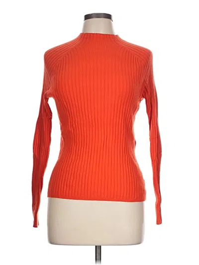 Pre-owned Scoop Turtleneck Sweater In Orange