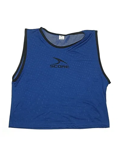 Pre-owned Score Kids' Active Tank Top In Blue