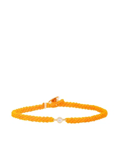 Scosha 10k Yellow Gold White Diamond Bracelet