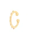 Scosha 10k Yellow Gold White Diamond Ear Cuff