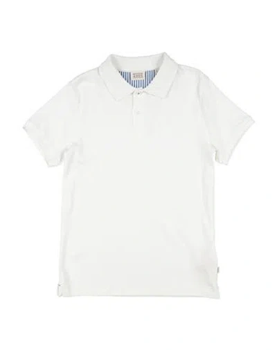 Scotch & Shrunk Babies'  Toddler Boy Polo Shirt White Size 4 Cotton