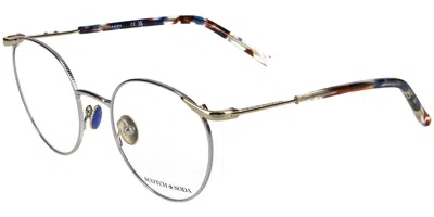 Scotch & Soda 1013 Women's Glasses, Silver, Size 50 In Yellow