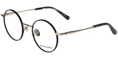 Scotch & Soda 1028 002 Occhiali Da Vista Neri Per Donna (solo Montatura) In Black