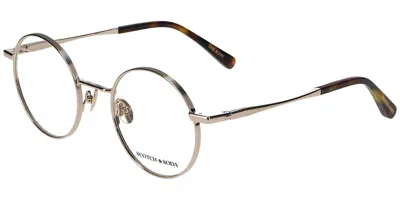 Scotch & Soda 1028 Women's Glasses, Gold, Size 48
