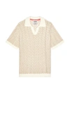 Scotch & Soda Open Structured Knitted V-neck Shirt