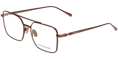 Scotch & Soda 2010 Men's Glasses, Brown, Size 52
