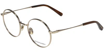 Scotch & Soda 2022 Men's Glasses, Gold, Size 50