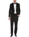 Scotch & Soda 2pc Modern Fit Tuxedo Suit In Black