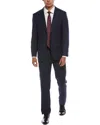 Scotch & Soda 2pc Suit With Flat Front Pant In Blue
