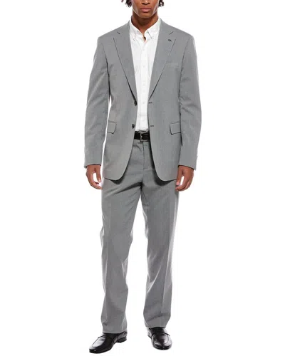Scotch & Soda 2pc Suit With Flat Front Pant In Gray