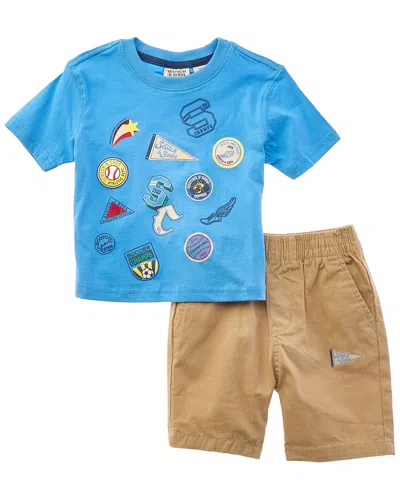 Scotch & Soda 2pc T-shirt & Short Set In Multi