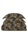 Scotch & Soda 3-piece Full/queen Floral Comforter & Sham Set In Brown