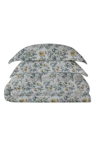 SCOTCH & SODA SCOTCH & SODA 3-PIECE FULL/QUEEN FLORAL COMFORTER & SHAM SET