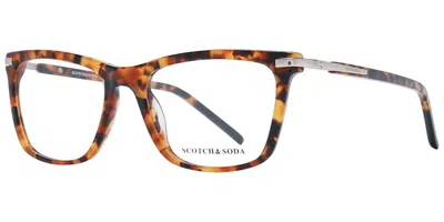 Scotch & Soda 3010 Men's Glasses, Tortoiseshell, Size 51 In Brown