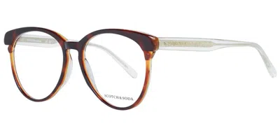 Scotch & Soda 3016 Men's Glasses, Tortoiseshell, Size 55 In Brown