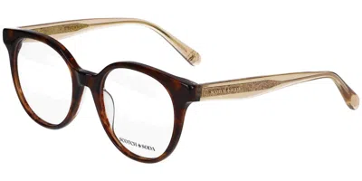 Scotch & Soda 3036 Women's Glasses, Tortoiseshell, Size 51 In Brown