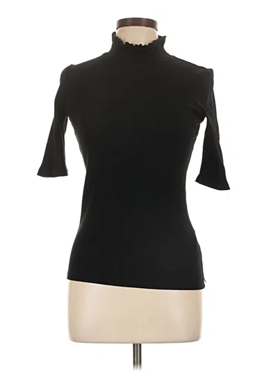 Pre-owned Scotch & Soda 3/4 Sleeve Top Black Turtleneck Tops