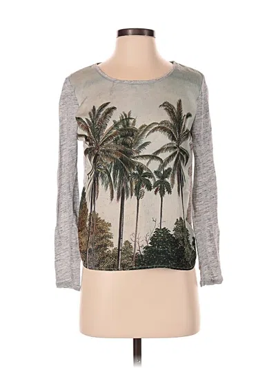 Pre-owned Scotch & Soda 3/4 Sleeve T-shirt In Gray