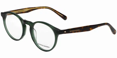 Scotch & Soda 4034 Men's Glasses, Green, Size 49