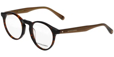 Scotch & Soda 4034 Men's Glasses, Tortoiseshell, Size 49 In Brown